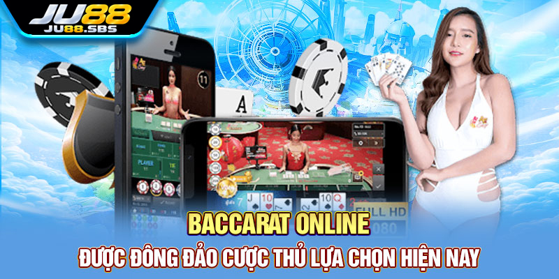Baccarat trực tuyến: Player, Banker, cách tính điểm và luật rút bài — hình minh họa
