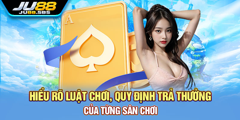 Bài cào rùa: ba lá, cách tính nút và các kiểu so bài — hình minh họa