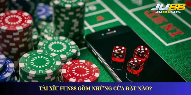 Tài Xỉu JU88 Games: ba xúc xắc, cửa tổng và bộ ba — hình minh họa